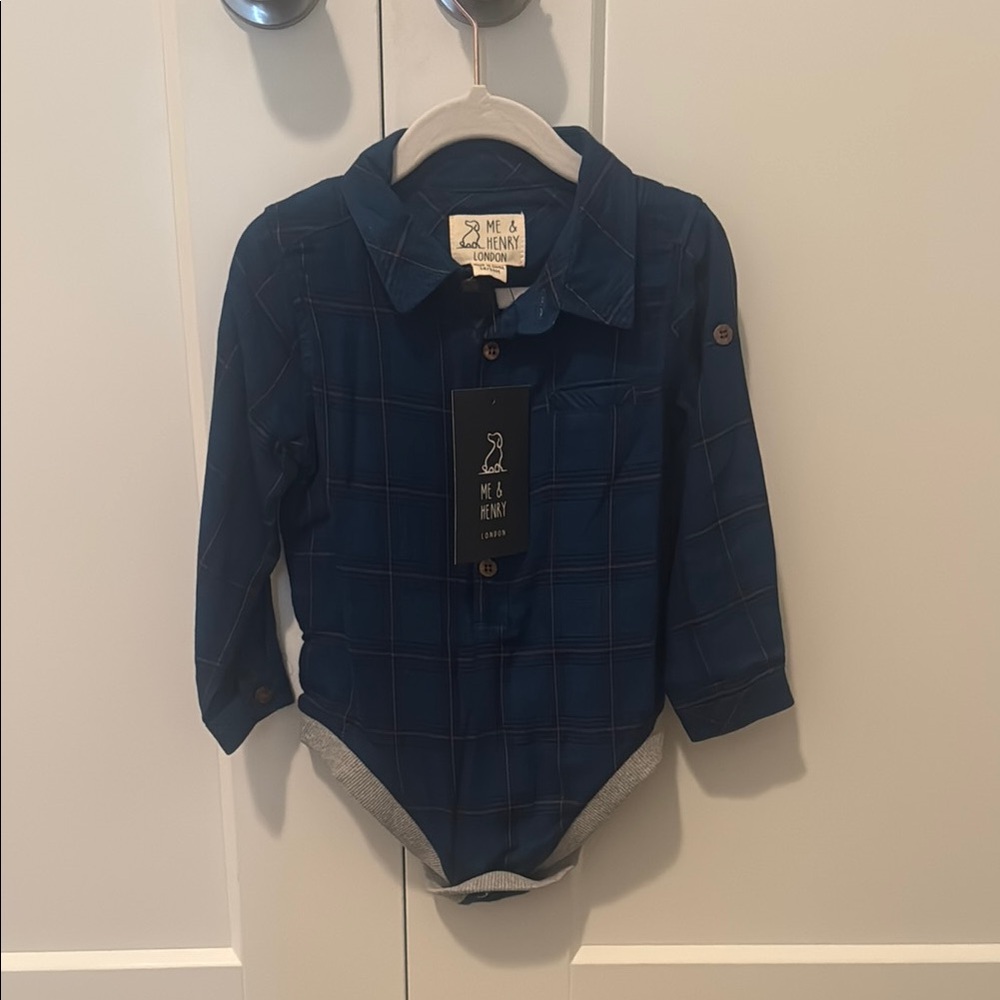 Navy Blue Kids One Piece